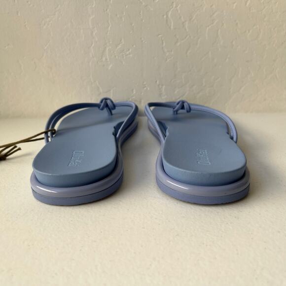 Olukai Aka Flip Flop Sandals Comfort Summer Beach Coastal Cloud Blue Size 10 NWT - Picture 8 of 10
